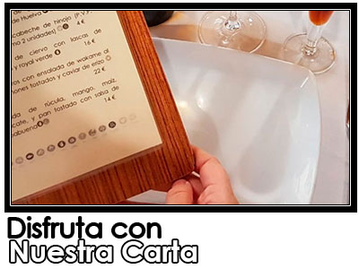 Disfruta Nuestra Carta Mini